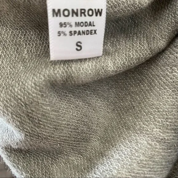 Revolve-Monrow Camo Raglan Sweatshirt (Small) - Picture 10 of 10